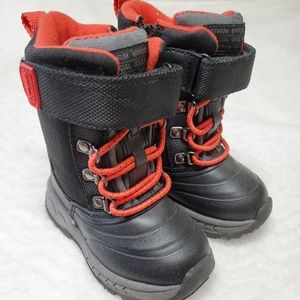Carter's  Baby size 5 black and red snow boots